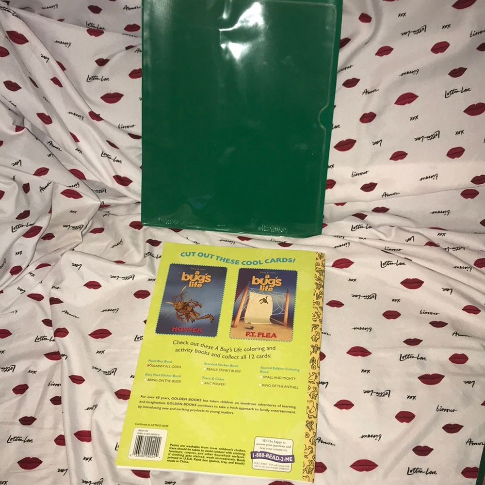 1998 Disney Pixar golden books a bugs life paint - Picture 2 of 2